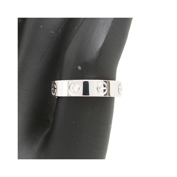 Pre Loved Louis Vuitton Cartier Love Diamond Ring in 18K White Gold - Picture 6 of 8